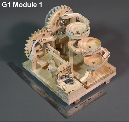 Marble Machine G1 - Double Gears Lift