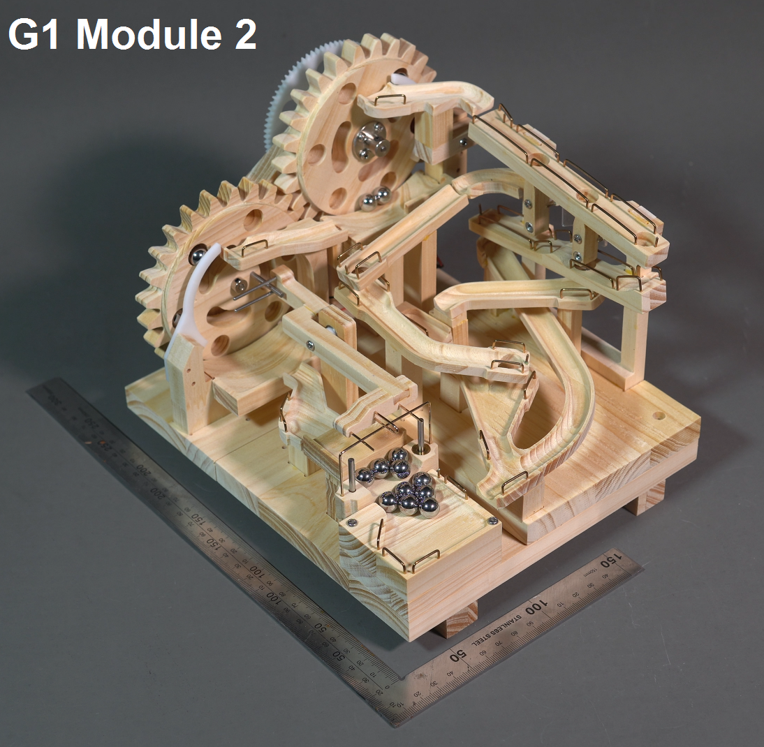 Marble Machine G1 - Double Gears Lift