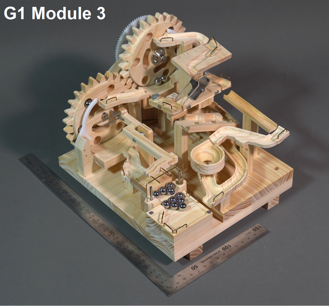 Marble Machine G1 - Double Gears Lift