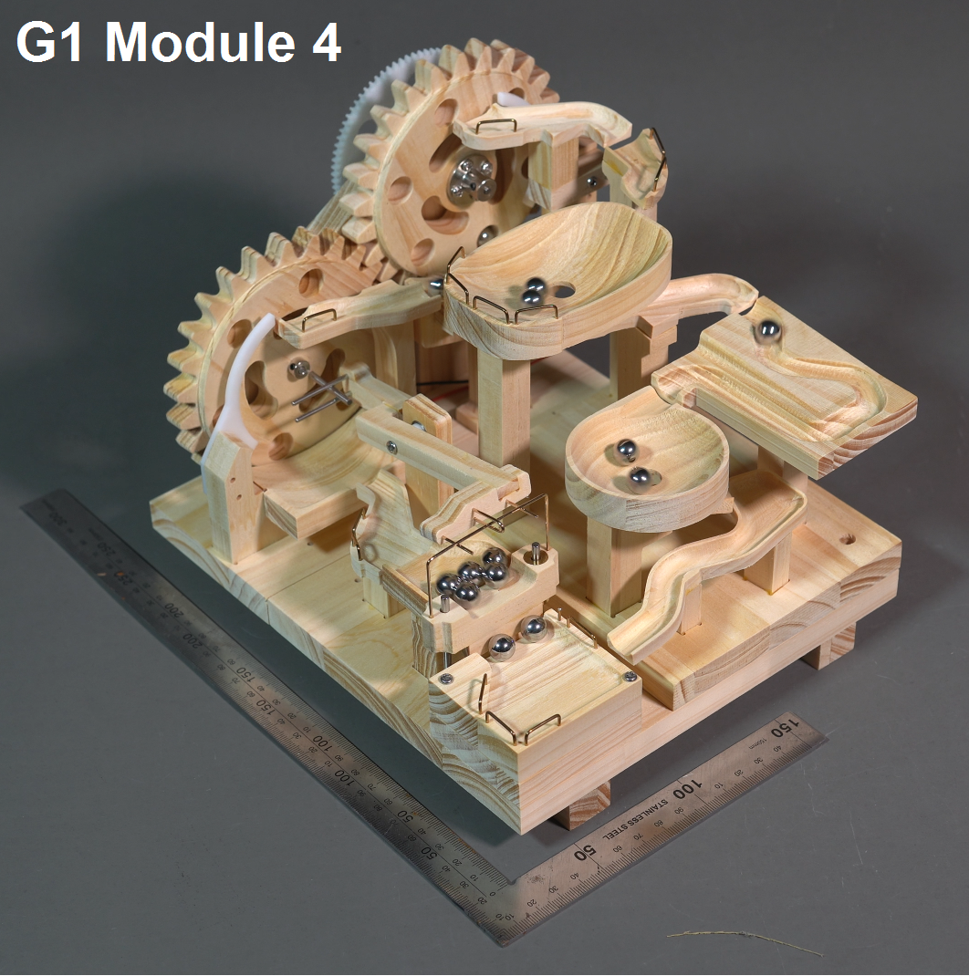 Marble Machine G1 - Double Gears Lift