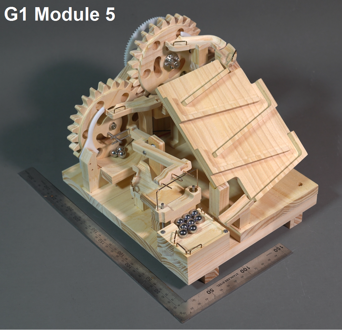 Marble Machine G1 - Double Gears Lift