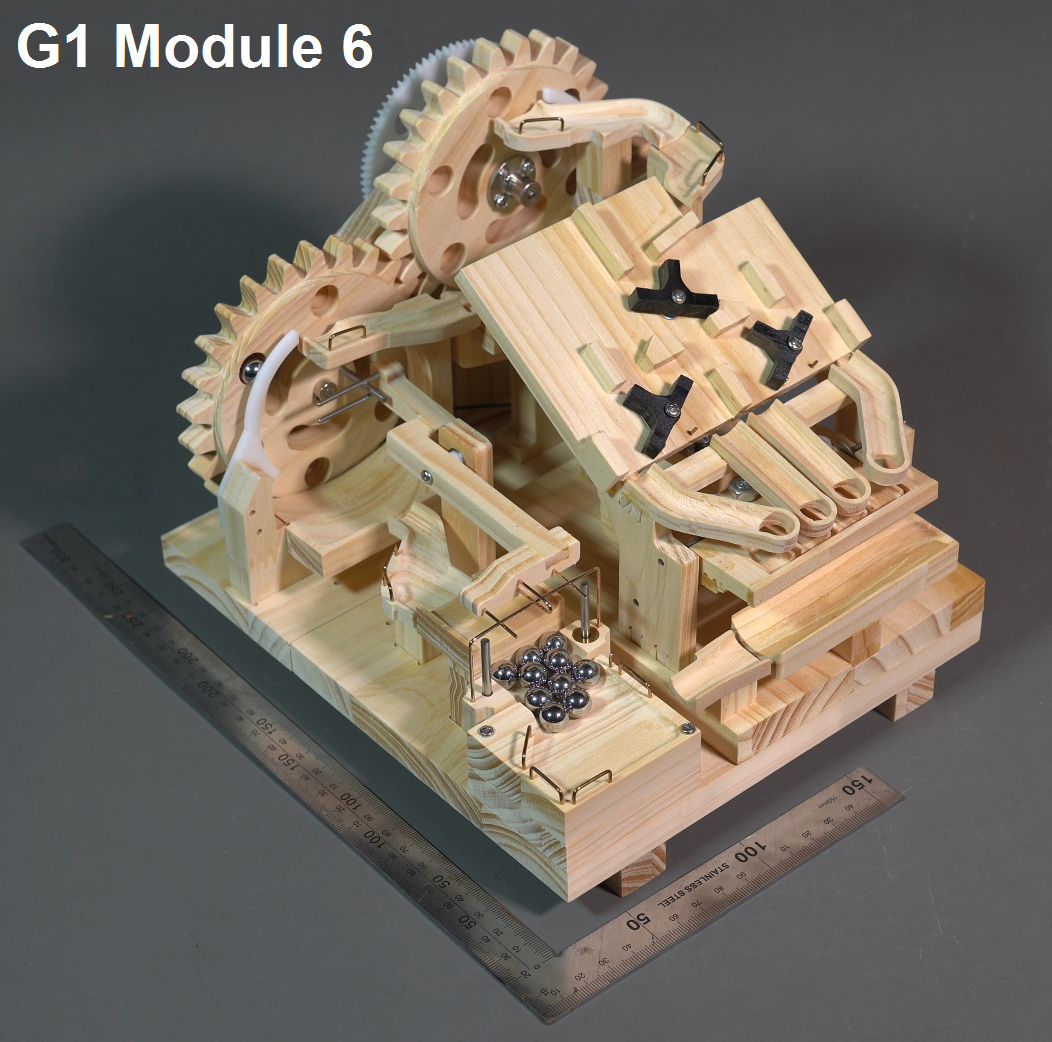 Marble Machine G1 - Double Gears Lift