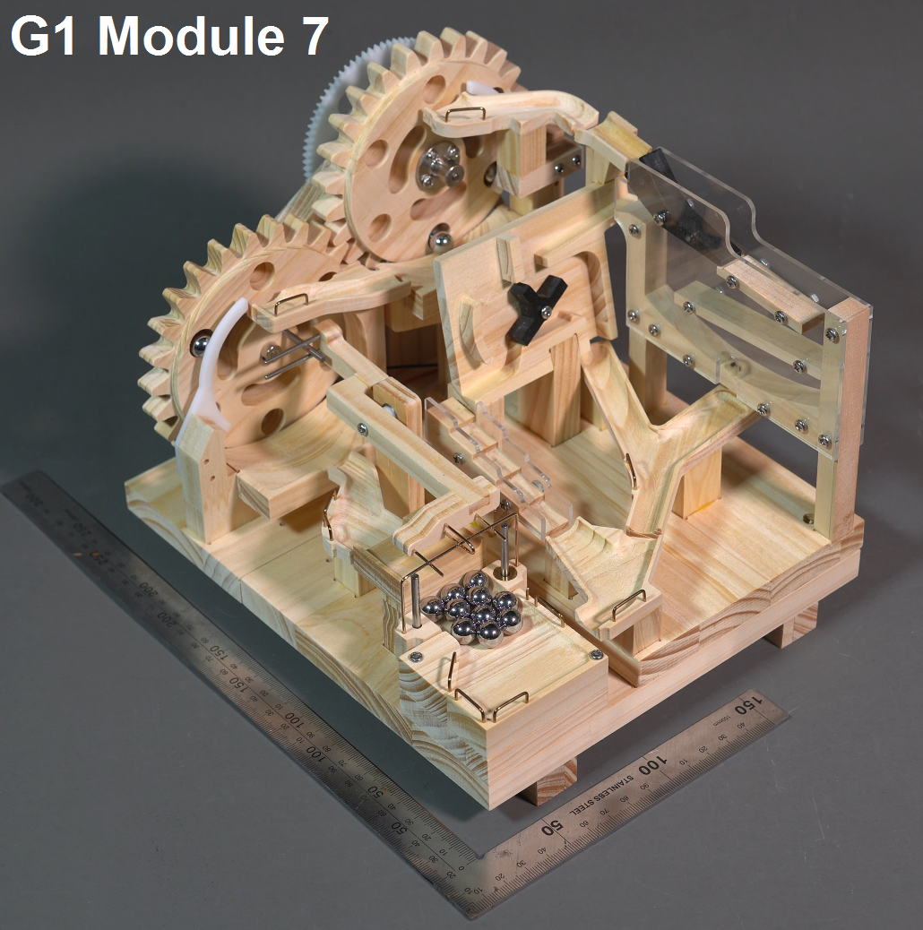Marble Machine G1 - Double Gears Lift
