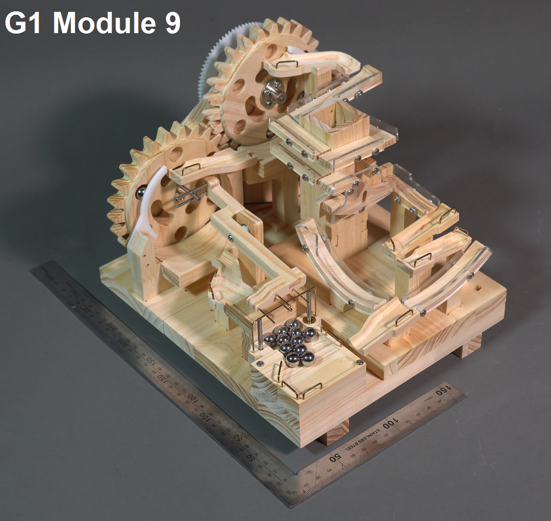 Marble Machine G1 - Double Gears Lift