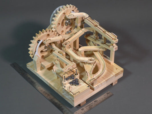 Marble Machine G1 - Double Gears Lift